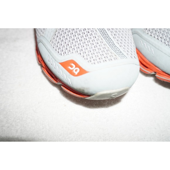 On Cloudflyer Grey Orange Running Shoes Womens 10 Mens 8.5 Sneakers - Picture 3 of 12